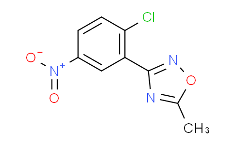 1165931-61-2 | 3-(2-Chloro-5-nitrophenyl)-5-methyl-1,2,4-oxadiazole