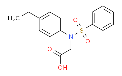 446250-98-2 | N-(4-乙基苯基)-N-(苯磺酰基)甘氨酸