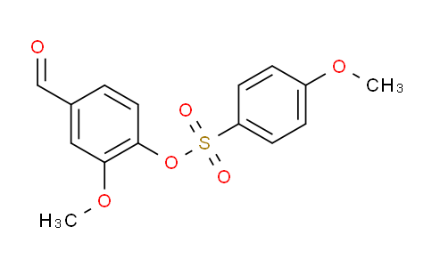 CAS No. 432000-74-3, 4-Methoxy-benzenesulfonic acid 4-formyl-2-methoxy-phenyl ester
