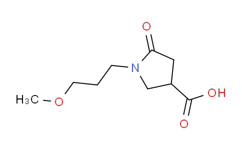 407634-06-4 | 1-(3-Methoxypropyl)-5-oxopyrrolidine-3-carboxylic Acid