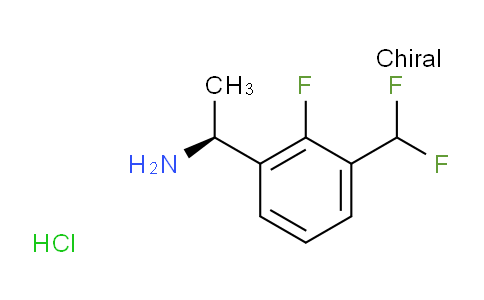2703745-91-7 | (S)-1-(3-(Difluoromethyl)-2-fluorophenyl)ethan-1-amine hydrochloride