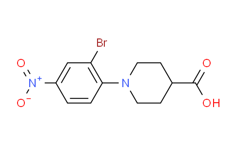 477856-91-0 | 1-(2-Bromo-4-nitrophenyl)-4-piperidinecarboxylic acid