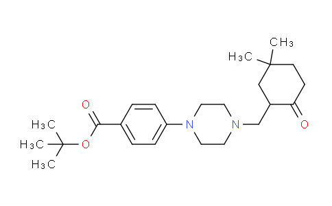 1044598-92-6 | Tert-butyl 4-(4-((5,5-dimethyl-2-oxocyclohexyl)methyl)piperazin-1-YL)benzoate