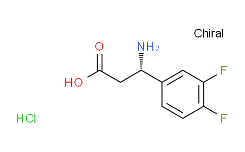 2829281-75-4 | (S)-3-氨基-3-(3,4-二氟苯基)丙酸盐酸盐