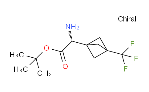 1993320-34-5 | tert-butyl (2R)-2-amino-2-[3-(trifluoromethyl)bicyclo[1.1.1]pentan-1-yl]acetate