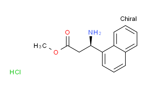 2829292-61-5 | (3R)-3-氨基-3-(萘-1-基)丙酸甲酯盐酸盐