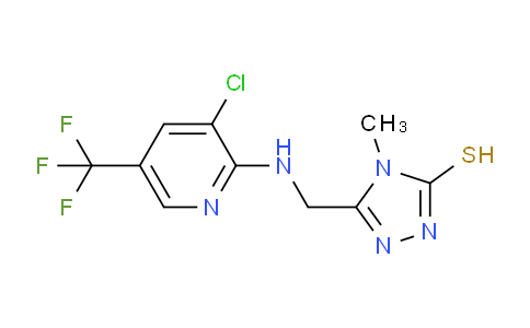 303148-05-2 | 5-({3-Chloro-5-(trifluoromethyl)-2-pyridinylamino}methyl)-4-methyl-4H-1,2,4-triazole-3-thiol