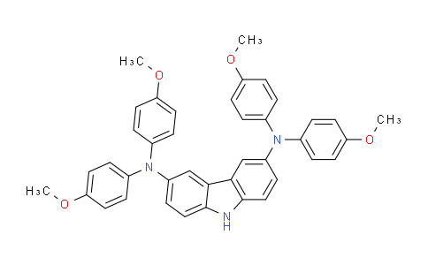 CAS No. 1630723-98-6, N,N,N',N'-Tetrakis(4-methoxyphenyl)-9H-carbazole-3,6-diamine