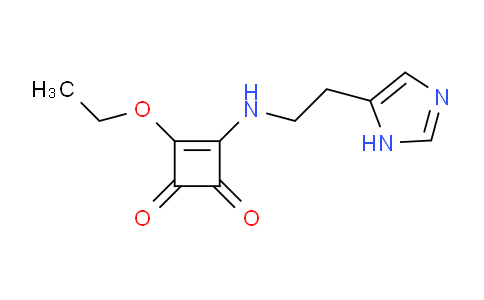 131589-00-9 | 3-Ethoxy-4-[2-(1H-imidazol-5-yl)ethylamino]cyclobut-3-ene-1,2-dione