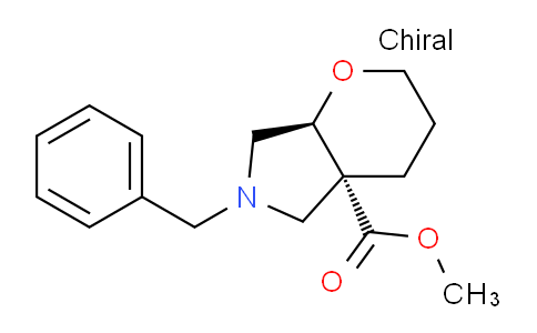 2696257-52-8 | 吡喃并[2,3-c]吡咯-4a(2H)-羧酸，六氢-6-(苯基甲基)-，甲酯，(4aR,7aS)-rel-
