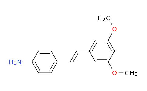 586410-15-3 | (E)-4-(3,5-二甲氧基苯乙烯基)苯胺