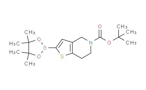 CAS No. 2246556-84-1, tert-ブチル 2-(テトラメチル-1,3,2-ジオキサボロラン-2-イル)-4H,5H,6H,7H-チエノ-3,2-c-ピリジン-5-カルボキシレート