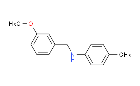 CAS No. 127598-64-5, N-(3-Methoxybenzyl)-4-methylaniline