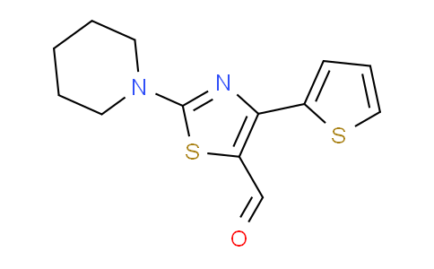 554439-45-1 | 2-(Piperidin-1-yl)-4-(thiophen-2-yl)-1,3-thiazole-5-carbaldehyde
