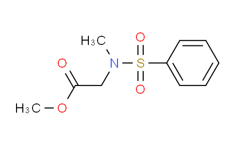 724743-96-8 | Methyl N-methyl-N-(phenylsulfonyl)glycinate