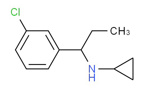 954567-35-2 | N-1-(3-氯苯基)丙基环丙胺