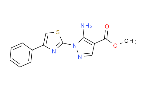 MCW61992 | 956738-04-8 | methyl 5-amino-1-(4-phenyl-1,3-thiazol-2-yl)-1H-pyrazole-4-carboxylate