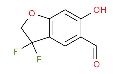 1638768-48-5 | 3,3-Difluoro-6-hydroxy-2,3-dihydro-1-benzofuran-5-carbaldehyde