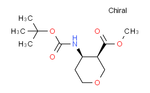 MCW67732 | 2281846-51-1 | methyl (3R,4R)-4-(tert-butoxycarbonylamino)tetrahydropyran-3-carboxylate