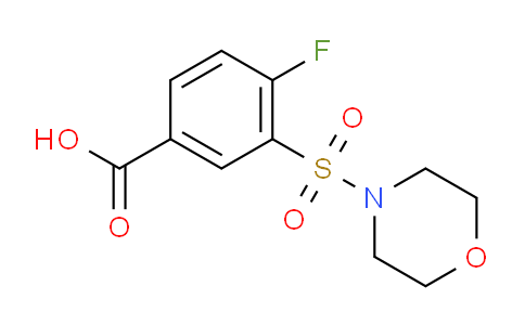 299181-56-9 | 4-氟-3-(吗啉-4-磺酰基)苯甲酸