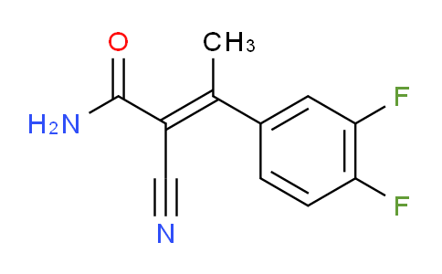 1018166-49-8 | (2E)-2-cyano-3-(3,4-difluorophenyl)but-2-enamide