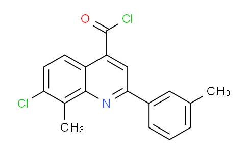 1160263-54-6 | 7-Chloro-8-methyl-2-(3-methylphenyl)quinoline-4-carbonyl chloride