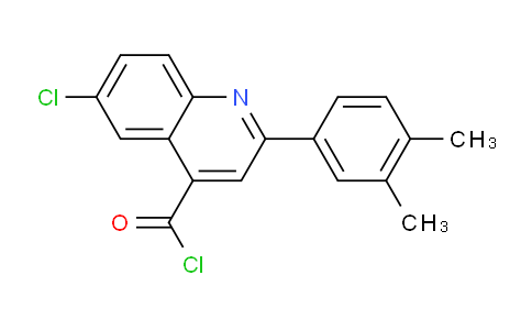 1160263-14-8 | 6-Chloro-2-(3,4-dimethylphenyl)quinoline-4-carbonyl chloride