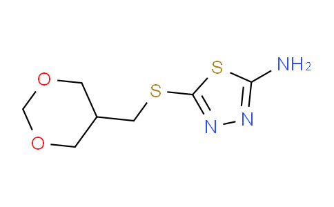 1192805-85-8 | 5-(1,3-Dioxan-5-ylmethyl)thio-1,3,4-thiadiazol-2-amine