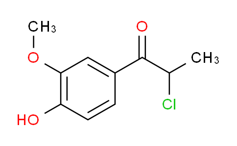 MCY01234 | 68505-86-2 | 2-氯-1-(4-羟基-3-甲氧基苯基)丙-1-酮