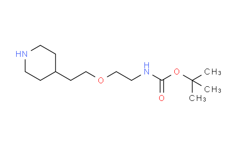 2870707-71-2 | tert-butyl N-[2-(2-piperidin-4-ylethoxy)ethyl]carbamate