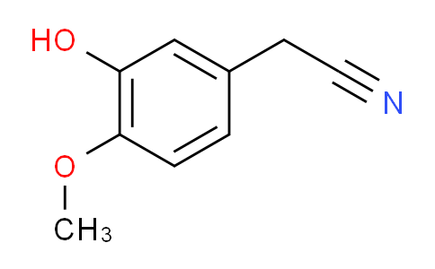 4468-58-0 | 2-(3-Hydroxy-4-methoxyphenyl)acetonitrile