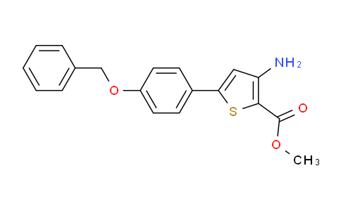 MCY11618 | 474843-40-8 | Methyl 3-Amino-5-(4-(benzyloxy)phenyl)thiophene-2-carboxylate