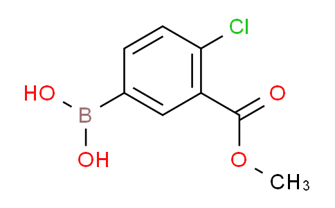 CAS No. 1229442-37-8, (4-氯-3-(甲氧羰基)苯基)硼酸