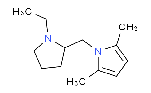 108051-03-2 | 1-[(1-ethylpyrrolidin-2-yl)methyl]-2,5-dimethyl-1H-pyrrole