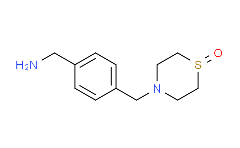 1248965-64-1 | 4-{4-(aminomethyl)phenylmethyl}-1lambda4-thiomorpholin-1-one