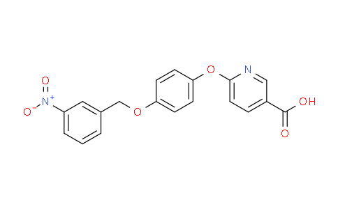 639091-47-7 | 3-PYRIDINECARBOXYLIC ACID, 6-[4-[(3-NITROPHENYL)METHOXY]PHENOXY]-