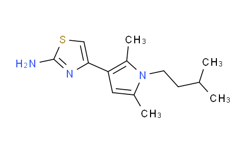 900641-43-2 | 2-Thiazolamine, 4-[2,5-dimethyl-1-(3-methylbutyl)-1H-pyrrol-3-yl]-