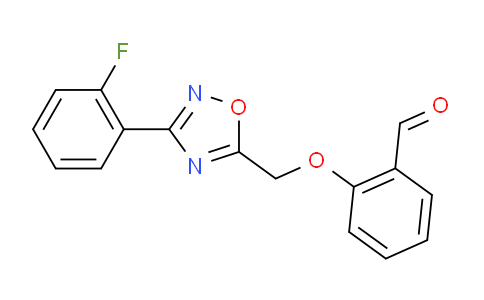 1119396-83-6 | 2-((3-(2-Fluorophenyl)-1,2,4-oxadiazol-5-yl)methoxy)benzaldehyde