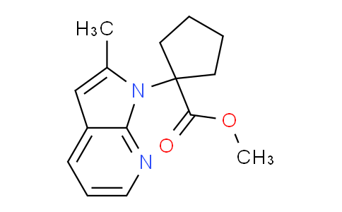 1638760-90-3 | methyl 1-{2-methyl-1H-pyrrolo[2,3-b]pyridin-1-yl}cyclopentane-1-carboxylate
