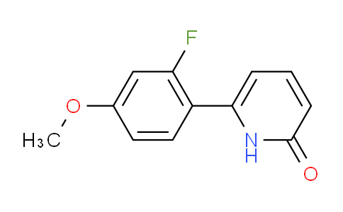 MCY76171 | 1111112-95-8 | 6-(2-fluoro-4-methoxyphenyl)-1H-pyridin-2-one