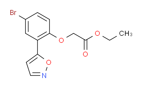 445224-21-5 | Acetic acid, 2-[4-bromo-2-(5-isoxazolyl)phenoxy]-, ethyl ester