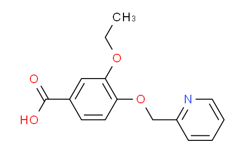 MCZ15930 | 926211-16-7 | 3-ethoxy-4-(pyridin-2-yl)methoxybenzoic acid