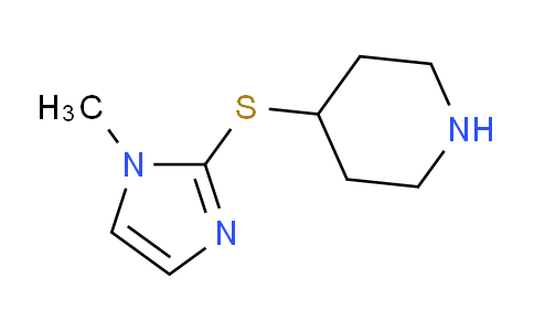 147611-58-3 | 4-[(1-methyl-1H-imidazol-2-yl)sulfanyl]piperidine