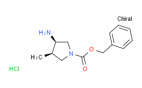 2682097-79-4 | (3R,4R)-Benzyl 3-amino-4-methylpyrrolidine-1-carboxylate hydrochloride