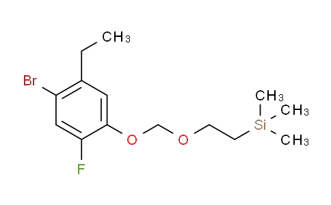 DYZ43549 | 1421503-39-0 | Benzene, 1-bromo-2-ethyl-5-fluoro-4-[[2-(trimethylsilyl)ethoxy]methoxy]-