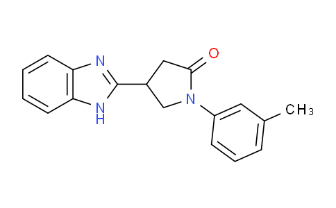 573931-42-7 | 4-(1H-1,3-苯并二唑-2-基)-1-(3-甲基苯基)吡咯烷-2-酮