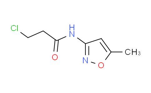 543710-02-7 | 3-氯-N-(5-甲基异恶唑-3-基)丙酰胺