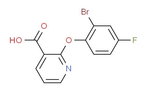 954563-46-3 | 2-(2-溴-4-氟苯氧基)吡啶-3-羧酸