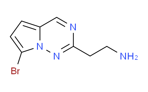 1784329-30-1 | 2-{7-bromopyrrolo[2,1-f][1,2,4]triazin-2-yl}ethan-1-amine
