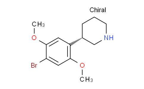 2641631-11-8 | (3S)-3-(4-溴-2,5-二甲氧基苯基)哌啶